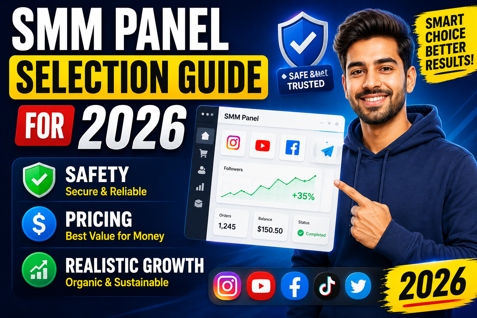 SMM Panel Selection Guide for 2026: Safety, Pricing, and Realistic Growth