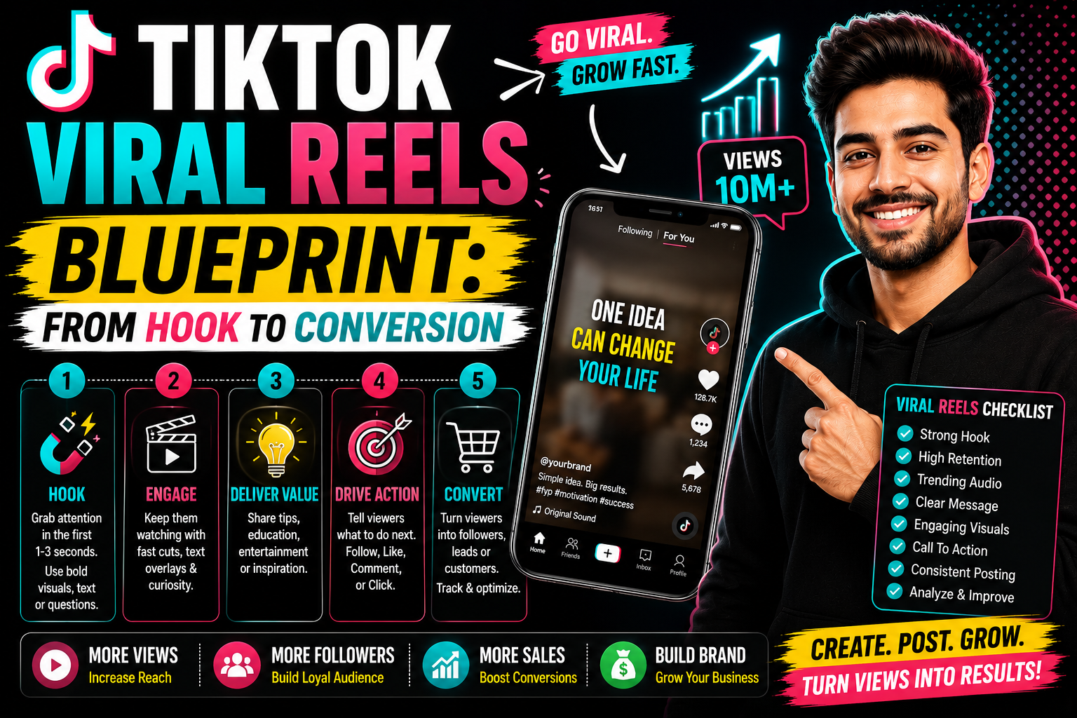 TikTok Viral Reels Blueprint: From Hook to Conversion