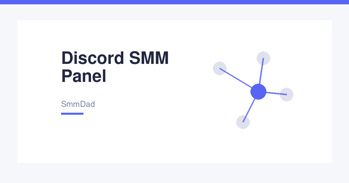 Discord SMM Panel – Server Members & Boosts