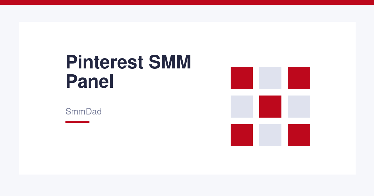Pinterest SMM Panel – Followers, Repins & Board Engagement
