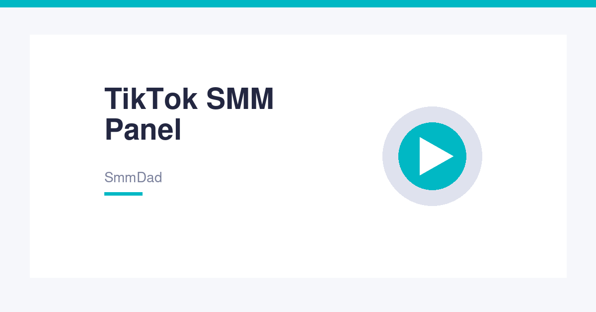 TikTok SMM Panel – Followers, Views & Likes for Viral Growth