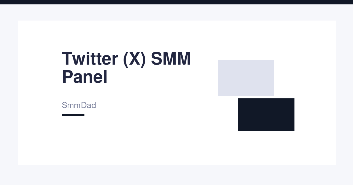 Twitter (X) SMM Panel – Followers, Likes & Retweets